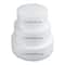 12 Pack: FloraCraft® CraftFōM Round Cake Form White, 4" x 12"